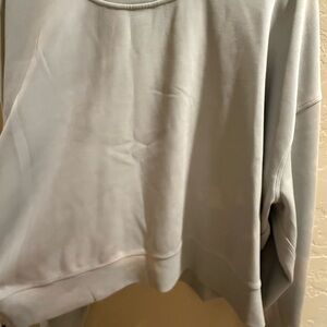 lululemon athletica Light Baby Blue Crew Neck Sweater